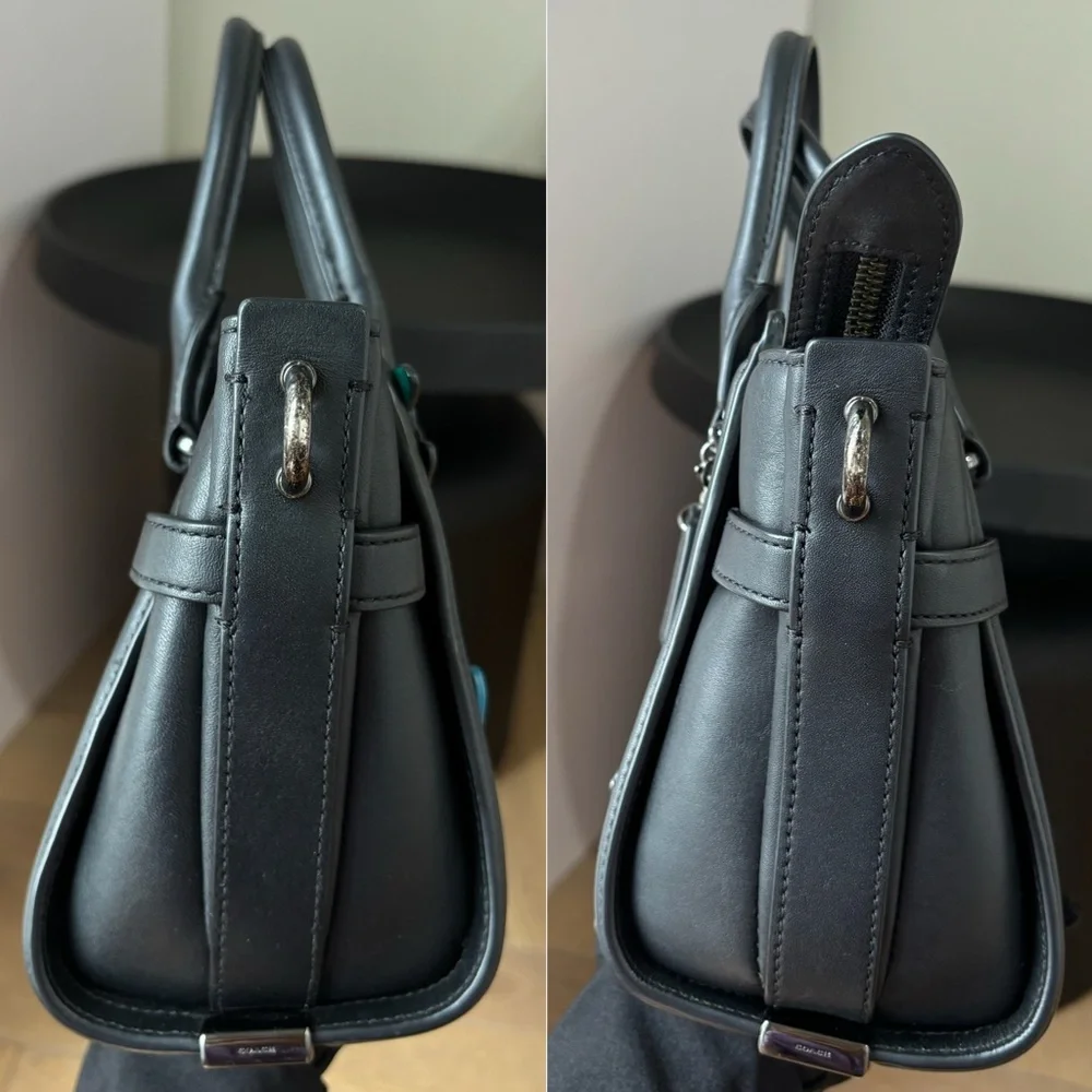 COACH Butterfly Applique Swagger 27 in Glovetanned Leather